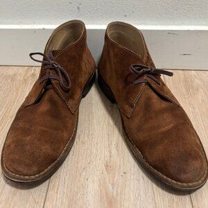 Peal & Co Brooks Brothers Brown/ Tan Suede Chukka Boots/ Shoes 8.5
